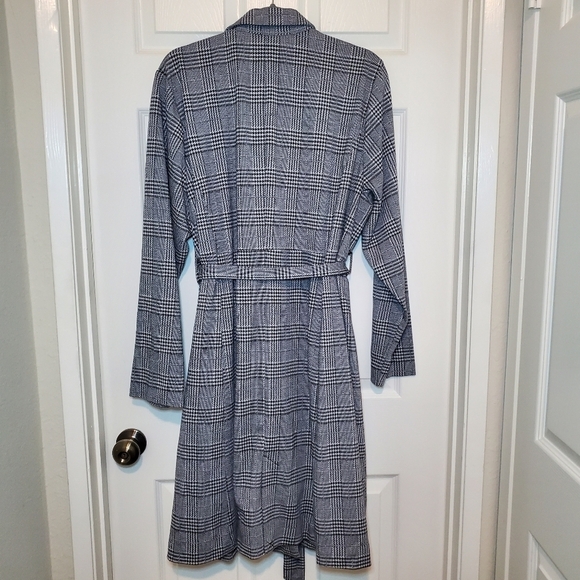 Torrd Plaid Longline Blazer Long Sleeve Tie Pockets Lined Single Button Sz 3X - Picture 8 of 14